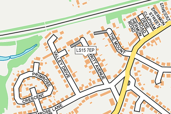 LS15 7EP map - OS OpenMap – Local (Ordnance Survey)