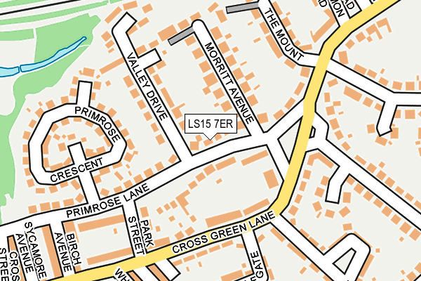 LS15 7ER map - OS OpenMap – Local (Ordnance Survey)