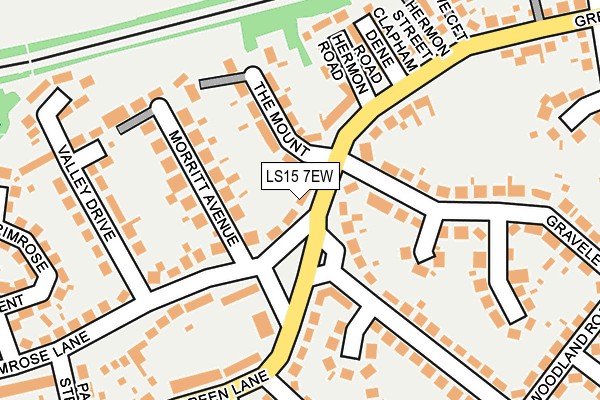 LS15 7EW map - OS OpenMap – Local (Ordnance Survey)