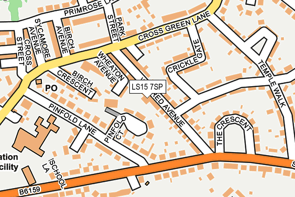 LS15 7SP map - OS OpenMap – Local (Ordnance Survey)