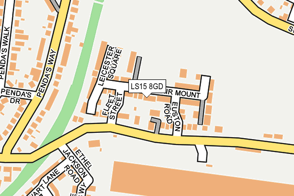 LS15 8GD map - OS OpenMap – Local (Ordnance Survey)