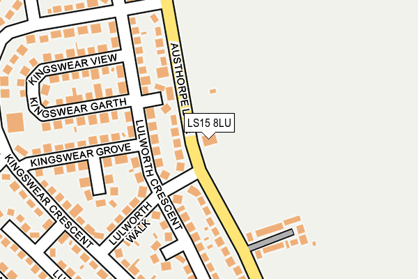 LS15 8LU map - OS OpenMap – Local (Ordnance Survey)