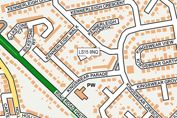 LS15 8NQ map - OS OpenMap – Local (Ordnance Survey)