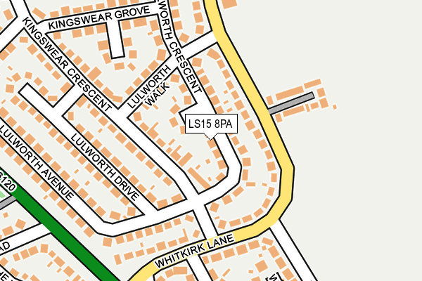 LS15 8PA map - OS OpenMap – Local (Ordnance Survey)