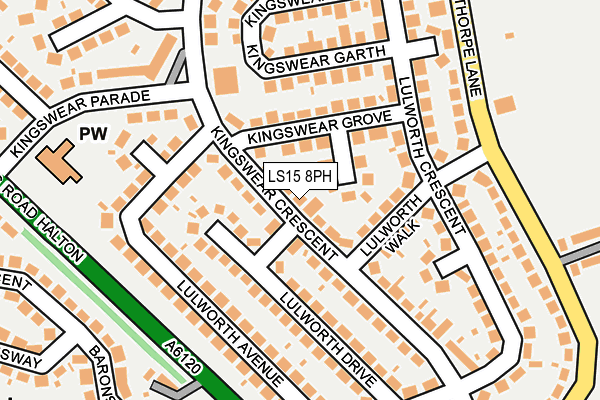 LS15 8PH map - OS OpenMap – Local (Ordnance Survey)