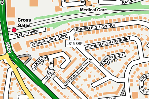 LS15 8RP map - OS OpenMap – Local (Ordnance Survey)