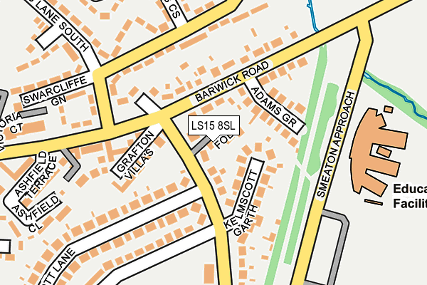 LS15 8SL map - OS OpenMap – Local (Ordnance Survey)