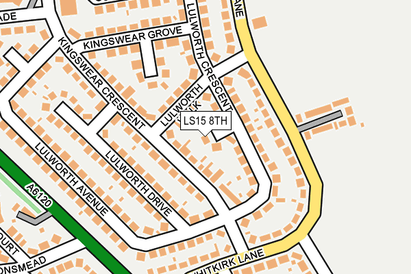 LS15 8TH map - OS OpenMap – Local (Ordnance Survey)