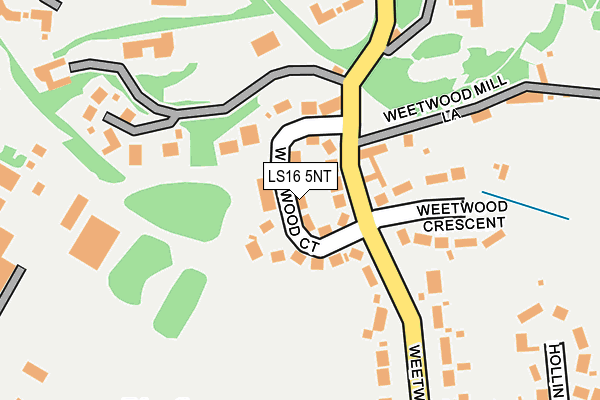 LS16 5NT map - OS OpenMap – Local (Ordnance Survey)