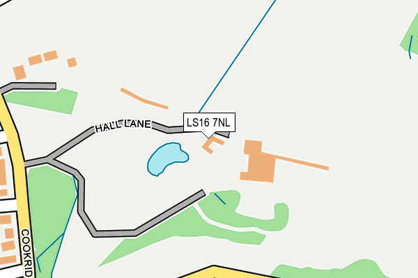 LS16 7NL map - OS OpenMap – Local (Ordnance Survey)
