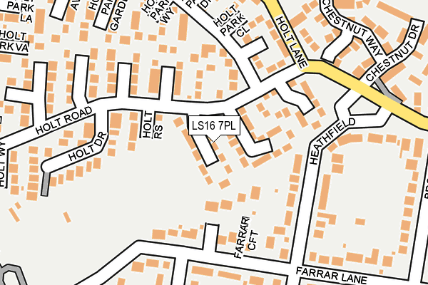 LS16 7PL map - OS OpenMap – Local (Ordnance Survey)