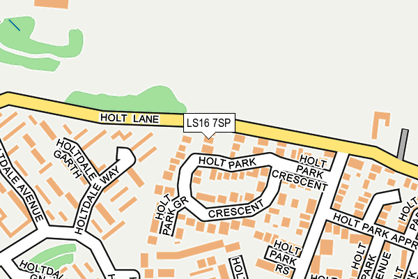 LS16 7SP map - OS OpenMap – Local (Ordnance Survey)