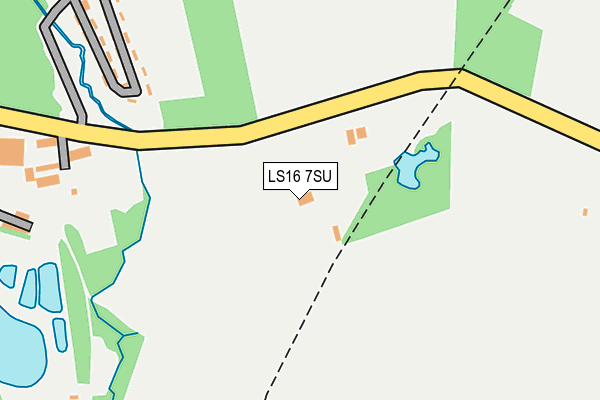 LS16 7SU map - OS OpenMap – Local (Ordnance Survey)