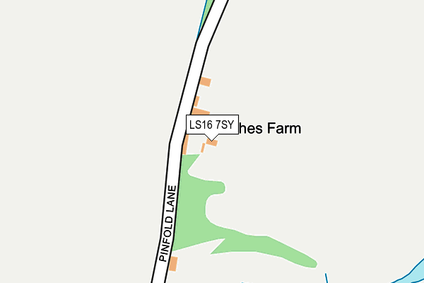 LS16 7SY map - OS OpenMap – Local (Ordnance Survey)