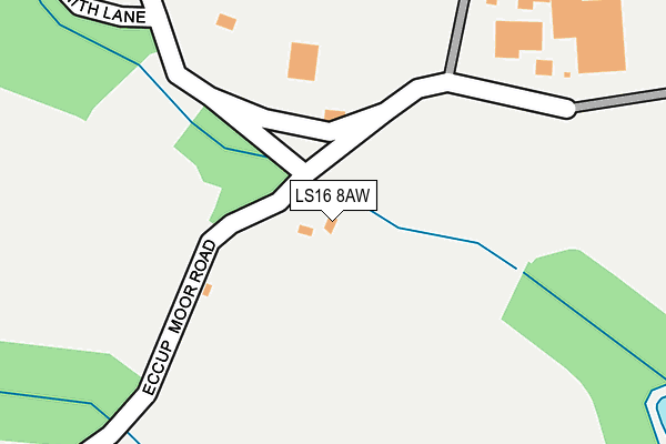 LS16 8AW map - OS OpenMap – Local (Ordnance Survey)