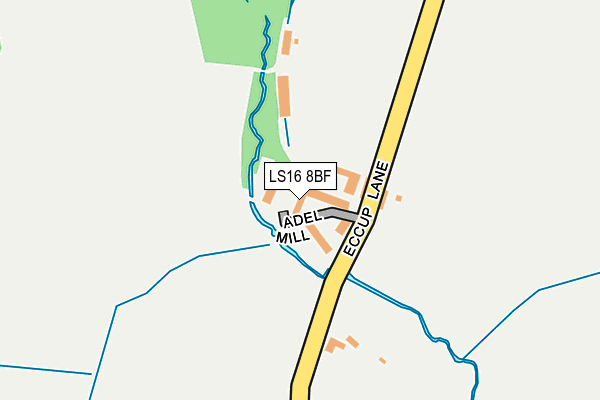 Map of ADEL MILL MANAGEMENT LIMITED at local scale