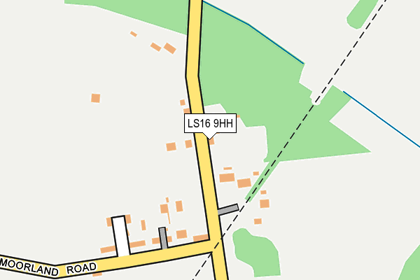 LS16 9HH map - OS OpenMap – Local (Ordnance Survey)