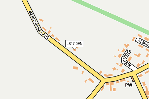 LS17 0EN map - OS OpenMap – Local (Ordnance Survey)