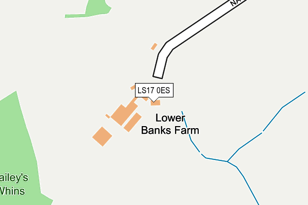 LS17 0ES map - OS OpenMap – Local (Ordnance Survey)