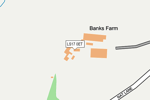 LS17 0ET map - OS OpenMap – Local (Ordnance Survey)