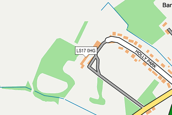 LS17 0HG map - OS OpenMap – Local (Ordnance Survey)