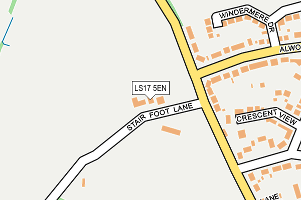 LS17 5EN map - OS OpenMap – Local (Ordnance Survey)