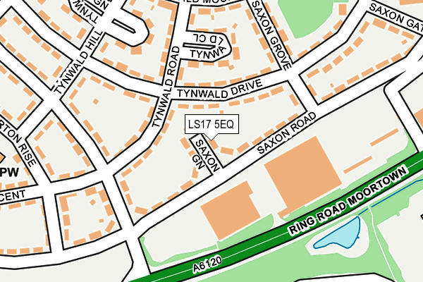 LS17 5EQ map - OS OpenMap – Local (Ordnance Survey)