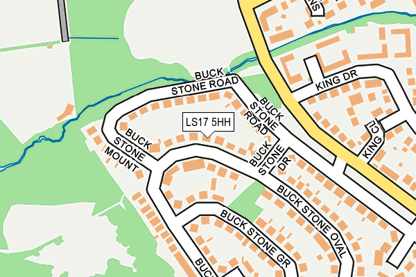 LS17 5HH map - OS OpenMap – Local (Ordnance Survey)