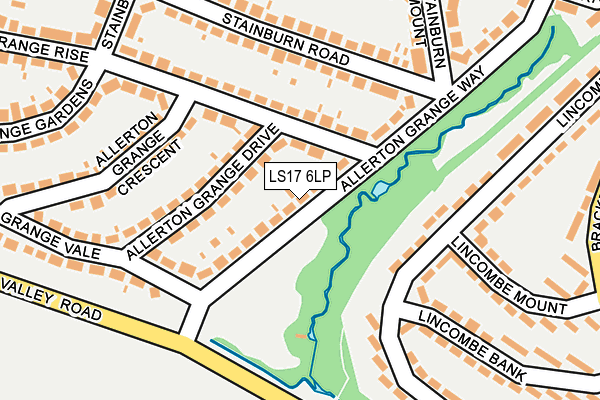 LS17 6LP map - OS OpenMap – Local (Ordnance Survey)