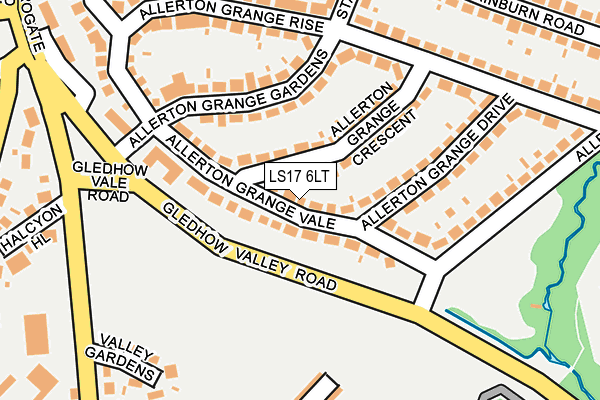 LS17 6LT map - OS OpenMap – Local (Ordnance Survey)