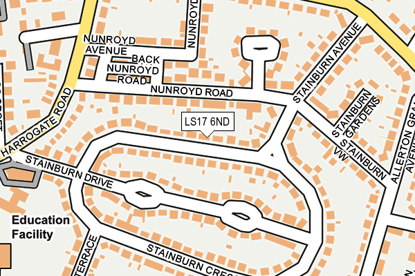 LS17 6ND map - OS OpenMap – Local (Ordnance Survey)