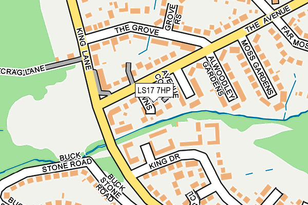 LS17 7HP map - OS OpenMap – Local (Ordnance Survey)