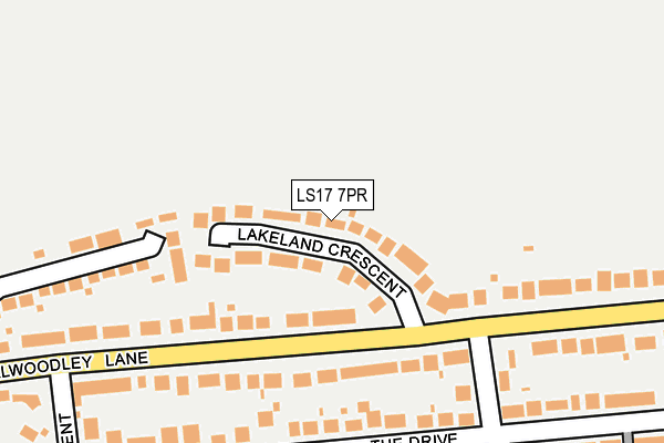 LS17 7PR map - OS OpenMap – Local (Ordnance Survey)