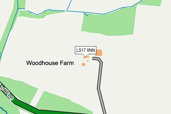 LS17 8NN map - OS OpenMap – Local (Ordnance Survey)