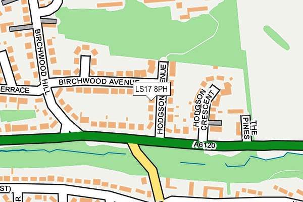 LS17 8PH map - OS OpenMap – Local (Ordnance Survey)