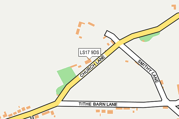 LS17 9DS map - OS OpenMap – Local (Ordnance Survey)