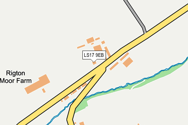 LS17 9EB map - OS OpenMap – Local (Ordnance Survey)