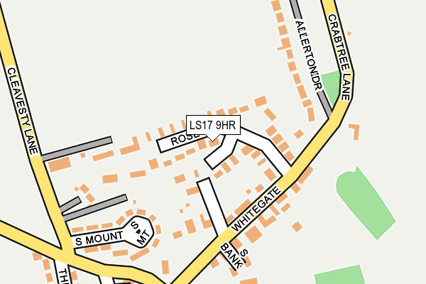 LS17 9HR map - OS OpenMap – Local (Ordnance Survey)