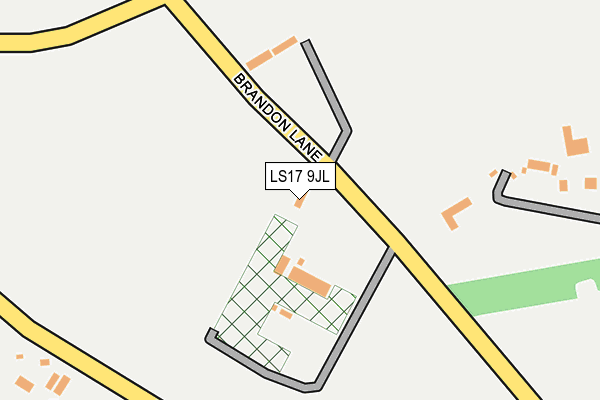 LS17 9JL map - OS OpenMap – Local (Ordnance Survey)