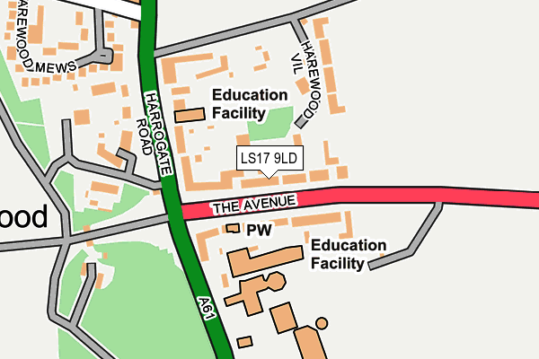 Map of WPD SERVICES LTD at local scale