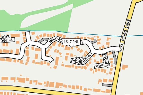 LS17 9NL map - OS OpenMap – Local (Ordnance Survey)