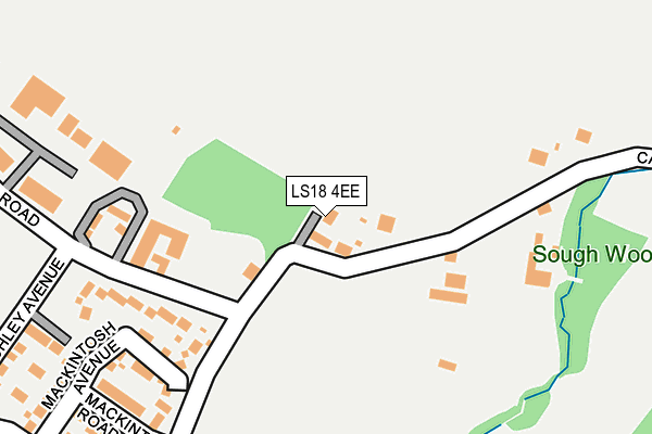 LS18 4EE map - OS OpenMap – Local (Ordnance Survey)