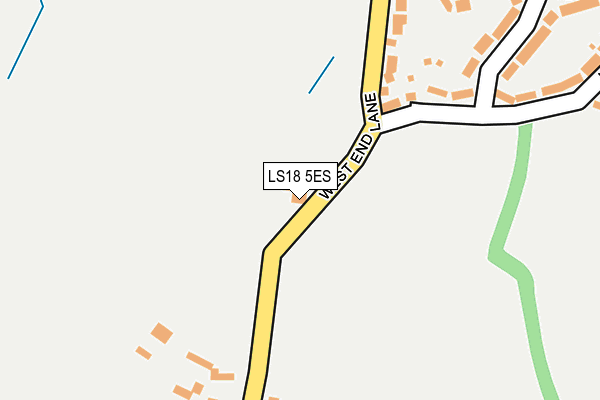 LS18 5ES map - OS OpenMap – Local (Ordnance Survey)
