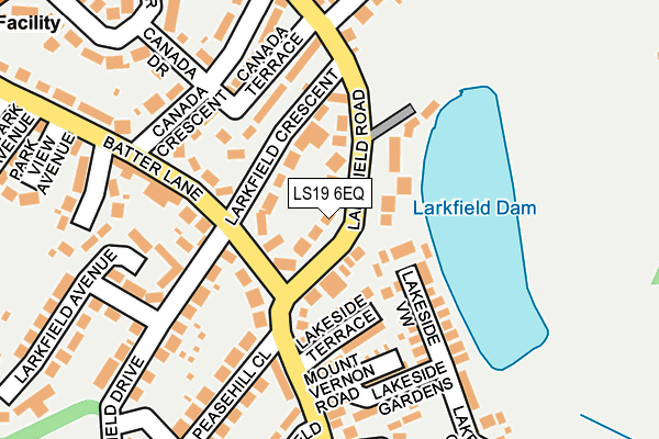 LS19 6EQ map - OS OpenMap – Local (Ordnance Survey)