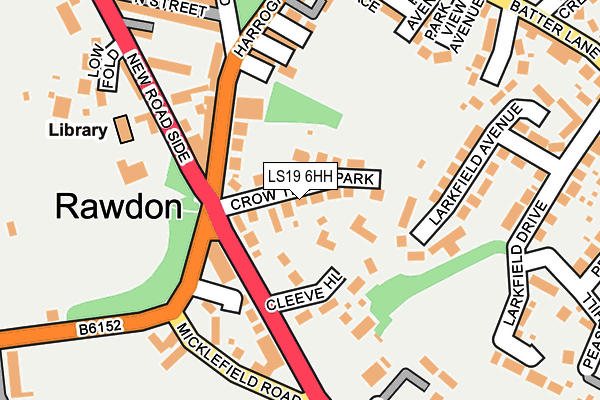 LS19 6HH map - OS OpenMap – Local (Ordnance Survey)