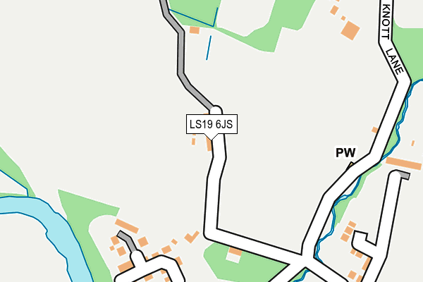 LS19 6JS map - OS OpenMap – Local (Ordnance Survey)