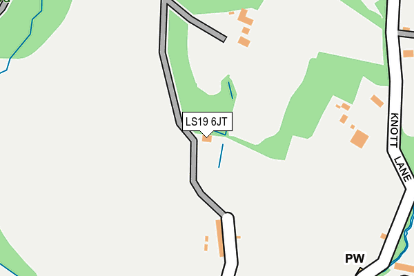 LS19 6JT map - OS OpenMap – Local (Ordnance Survey)