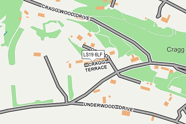 LS19 6LF map - OS OpenMap – Local (Ordnance Survey)