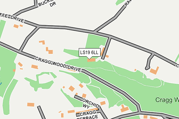 LS19 6LL map - OS OpenMap – Local (Ordnance Survey)