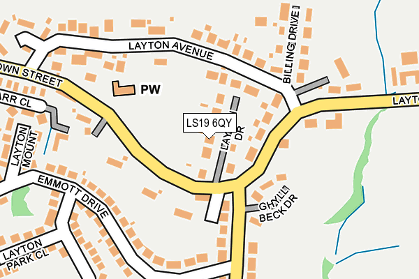 Map of AKERELE LTD at local scale